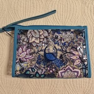 NWT Vera Bradley Ladies Clear Beach Wristlet